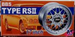 Set di cerchi BBS RS2 in scala 1:24 da 17 pollici