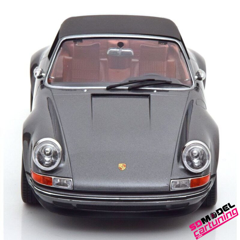 1:18 Porsche 911 Singer Targa -  Grijs metallic - Afbeelding 4