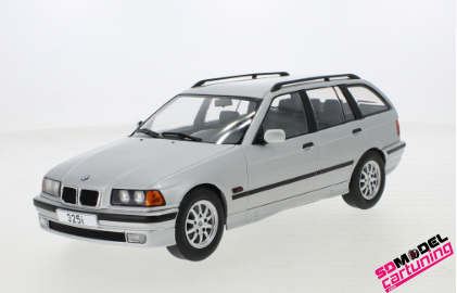 Modellauto BMW 3er (E36) Touring, metallic-dunkelrot, 1995 MCG 1:18  Metallmodell, Türen und Hauben nicht zu öffnen bei