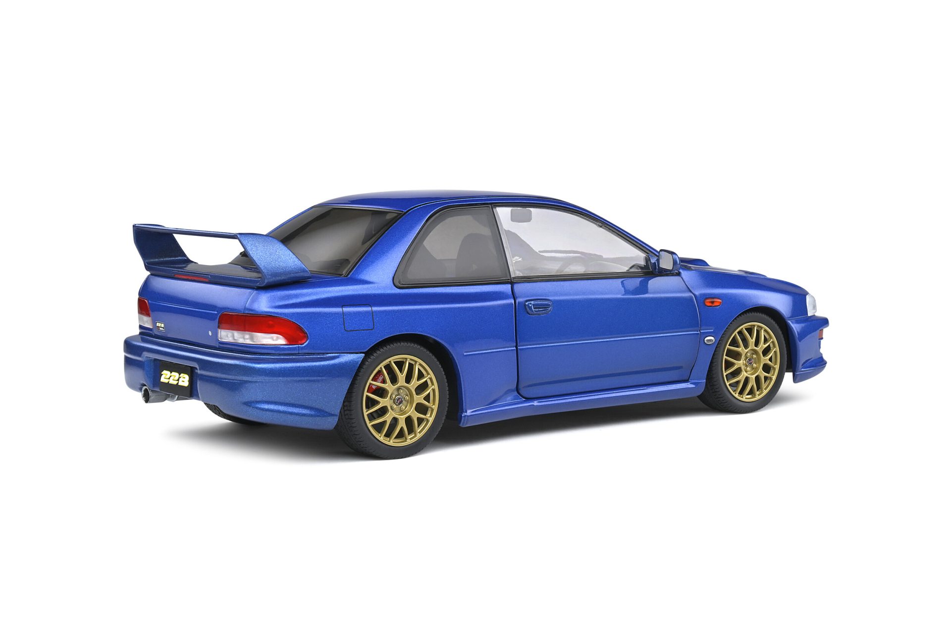1:18 Subaru Impreza WRX STI - 22b - 1998 - Metallic blue 