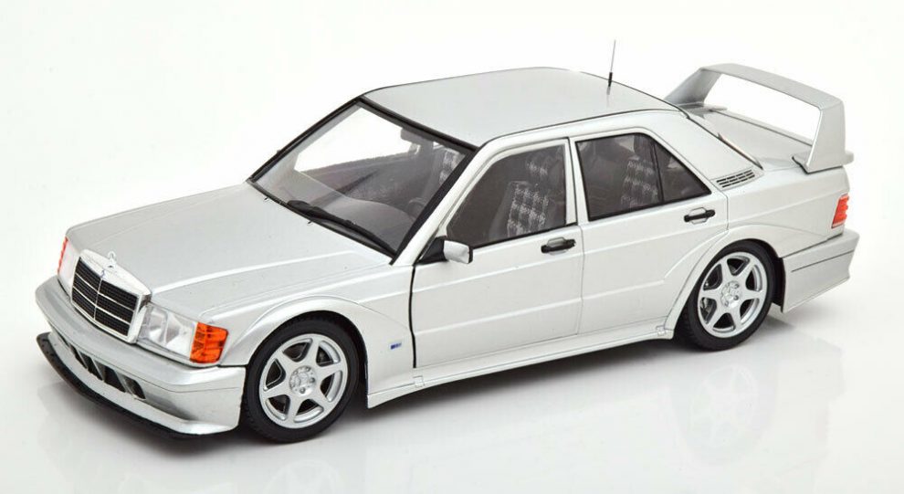 1:18 Mercedes benz 190E EVO2 Silver - SDmodelcartuning.com