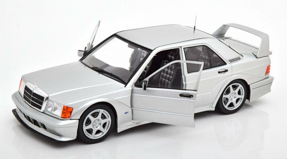 1:18 Mercedes Benz 190e Evo2 Silver - Sdmodelcartuning.com