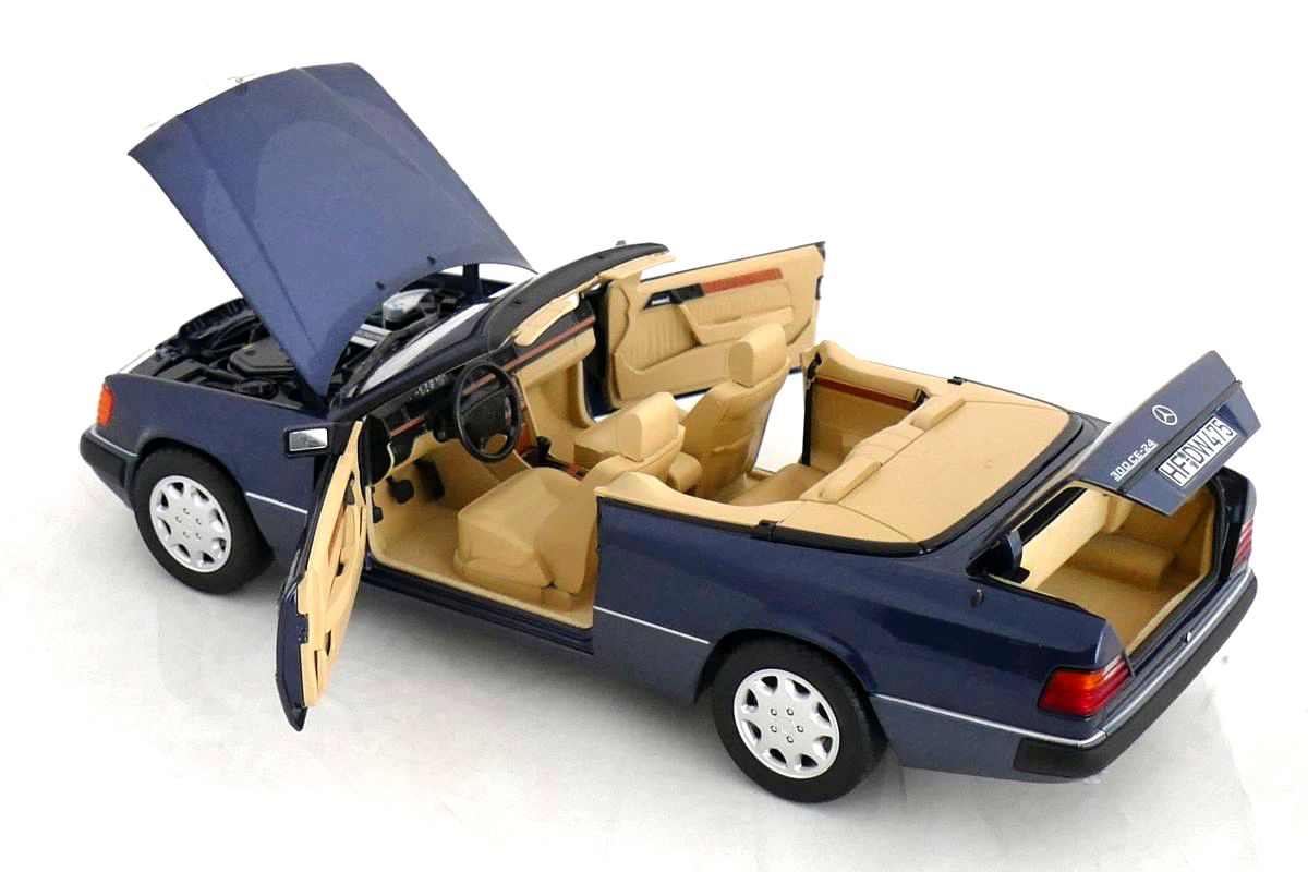 1:18 Mercedes Benz 300 CE-24 Convertible - 1990 - nautical blue