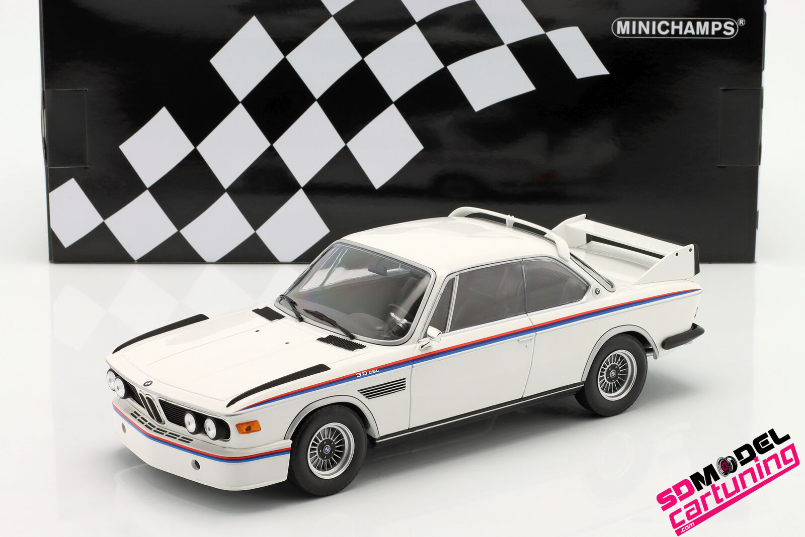 1:18 BMW 3.0 CSL - 1973 - White