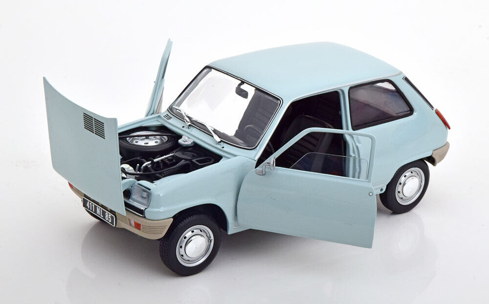 1/18 Renault 5 - 1972 - Bleu clair - SDmodelcartuning.com