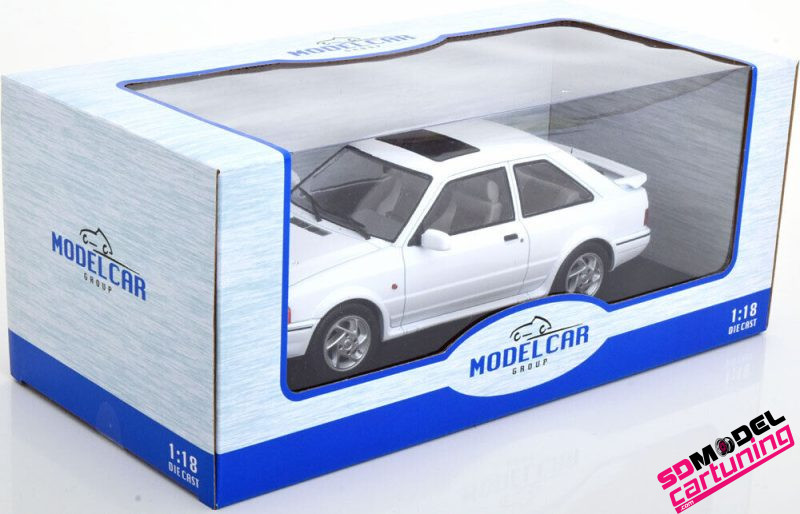 1:18 Ford Escort RS Turbo S2 - 1990 - Wit - Imagen 4