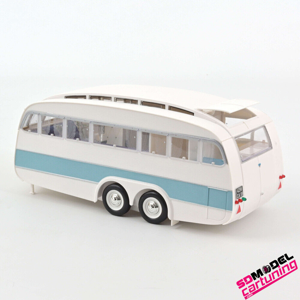 1:18 Citroën DS 19 + Caravan Hénon 1959 – Blau – SDmodelcartuning.com