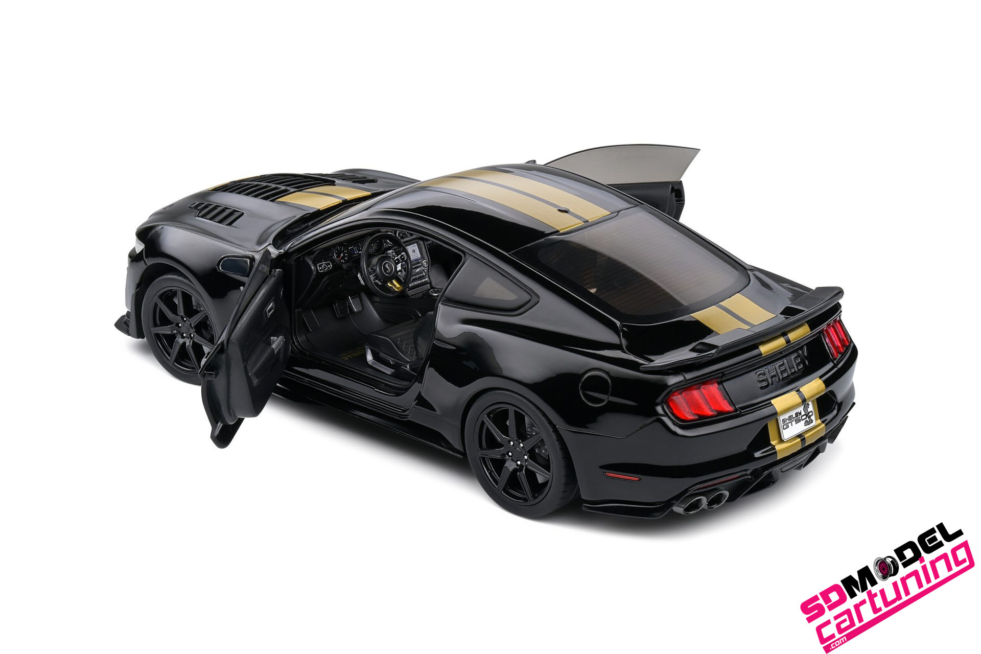 1:18 Ford Mustang Shelby GT500-H - 2023 - Black - SDmodelcartuning.com