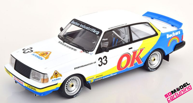 1:18 Volvo 240 Turbo, n.º 33, OK, ETCC, Zolder PG.Andersson/G.Pertersson/M.Linden