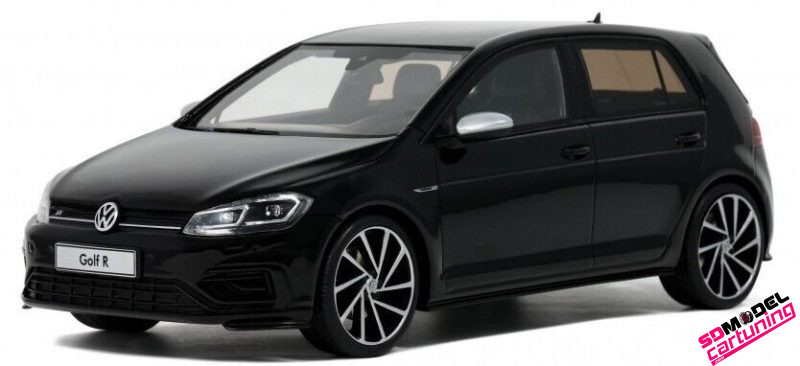 1:18 Volkswagen Golf VII R - 2017 - Negro