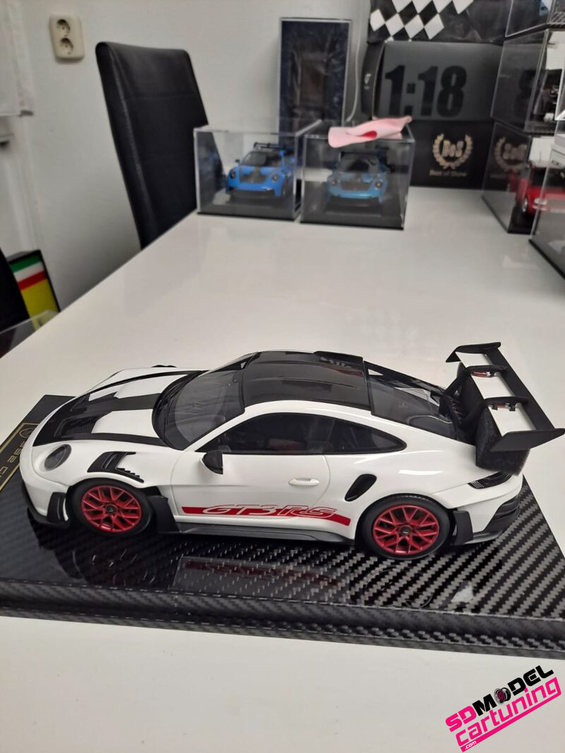 1:18 Porsche 911 GT3 RS - Wit - Afbeelding 5