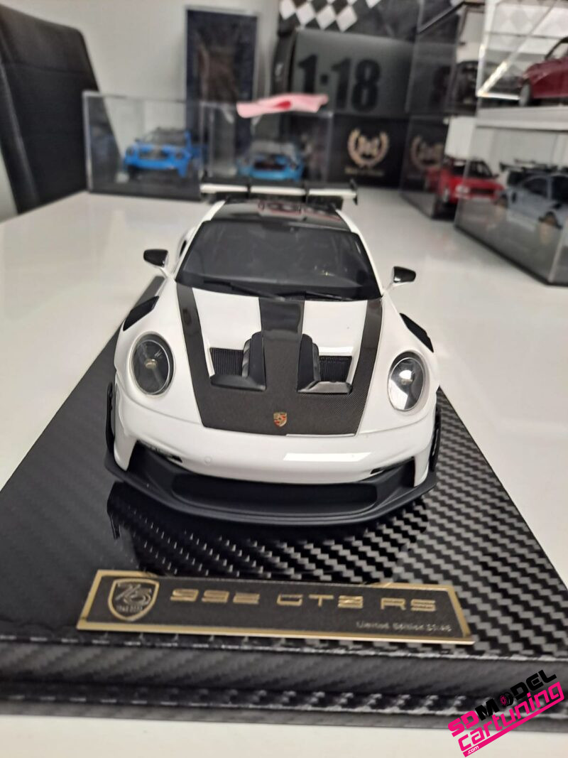 1:18 Porsche 911 GT3 RS - Wit - Afbeelding 7