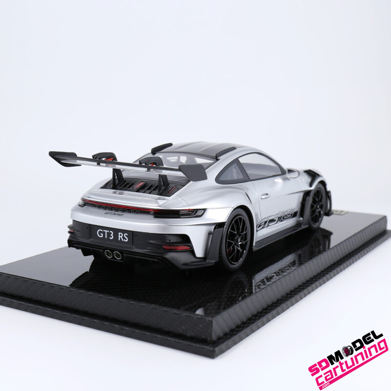 1:18 Porsche 911 GT3 RS - Zilver – Image 3