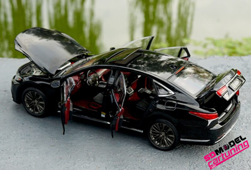 1:18 Lexus LS500H - Zwart - Imagen 3