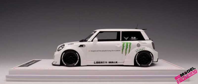 1:18 Mini Cooper LB Performance Liberty Walk - Wit - immagine 5