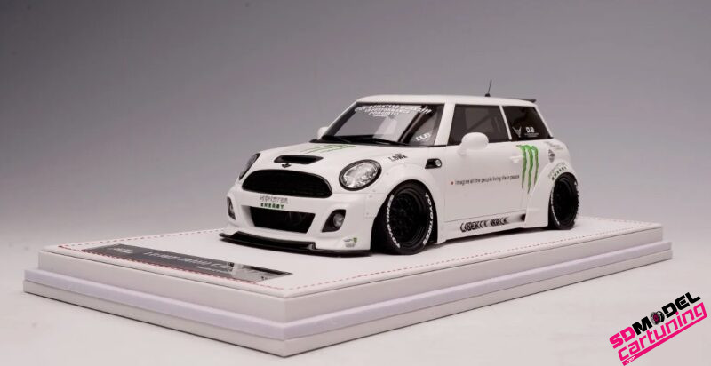 1:18 Mini Cooper LB Performance Liberty Walk - Wit - immagine 3