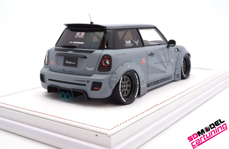 1:18 Mini Cooper LB Performance Liberty Walk - Grijs - immagine 4