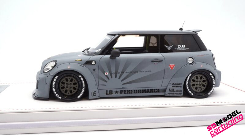 1:18 Mini Cooper LB Performance Liberty Walk - Grijs - immagine 3