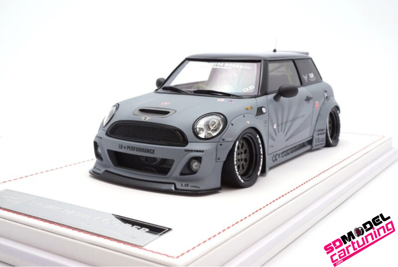 1:18 Mini Cooper LB Performance Liberty Walk - Grigio