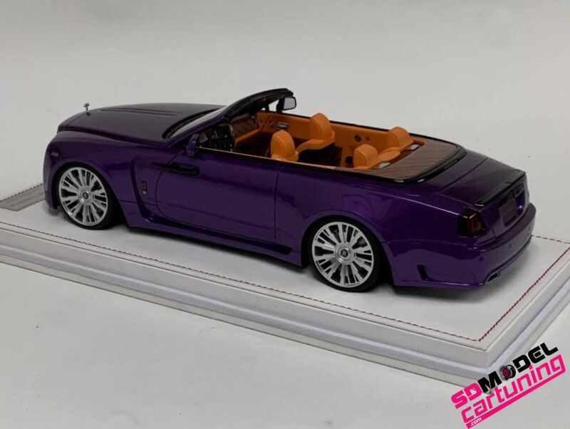 1:18 Rolls Royce Novitec Spofec Dawn Overdose - Paars - Inclusief vitrinebox + Grondplaat - immagine 4