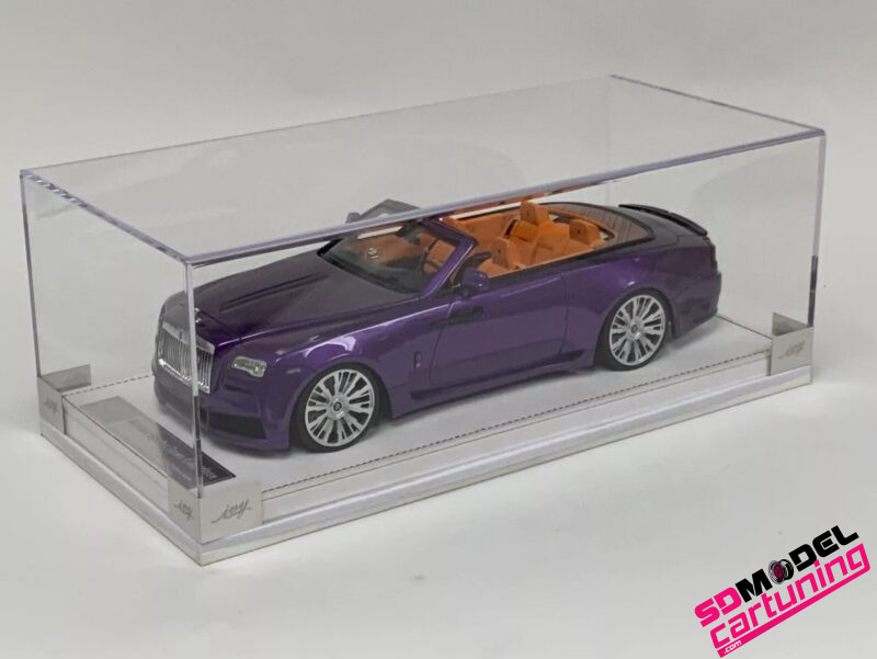 1:18 Rolls Royce Novitec Spofec Dawn Overdose - Paars - Inclusief vitrinebox + Grondplaat - immagine 5