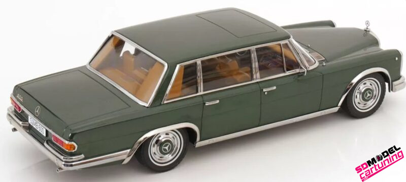 1:18 Mercedes Benz S-Class 600 SWB W100 - 1963 - Metallic Groen - Afbeelding 3