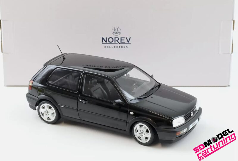 1:18 Volkswagen Golf 3 VR6 - 1996 - Zwart - Gelimiteerde Editie - Afbeelding 2