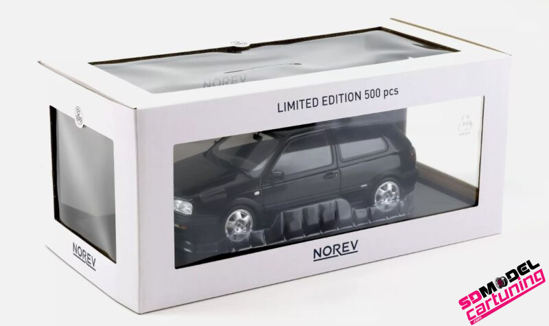 1:18 Volkswagen Golf 3 VR6 - 1996 - Zwart - Gelimiteerde Editie - Afbeelding 5