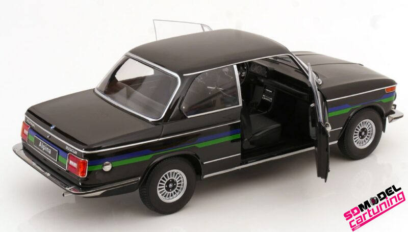 1:12 BMW 2002 Alpina 2 Serie - 1974 - Zwart – Image 4