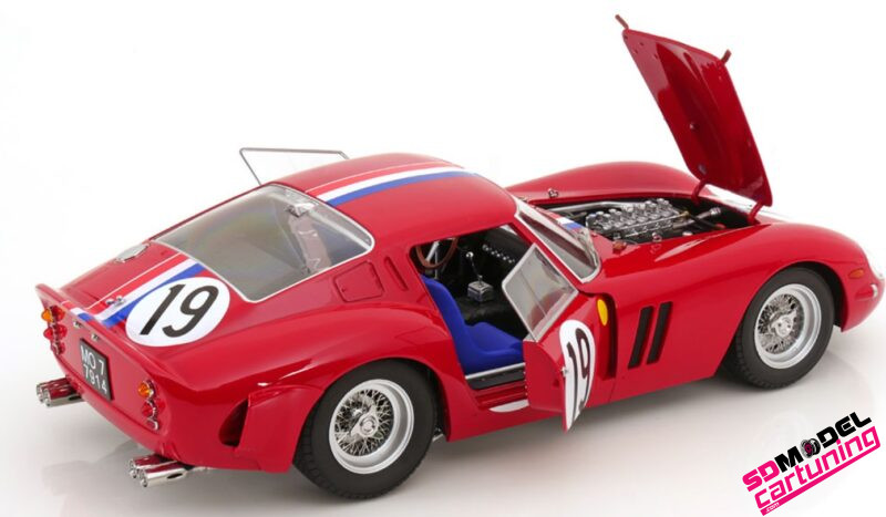 1:12 Ferrari 250 GTO No.19 2ND Le Mans Nobet/ Guichet - 1962 - Afbeelding 4