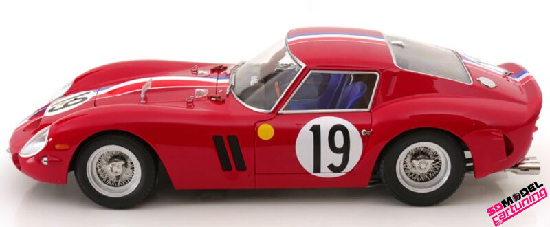 1:12 Ferrari 250 GTO No.19 2ND Le Mans Nobet/ Guichet - 1962 - Afbeelding 2