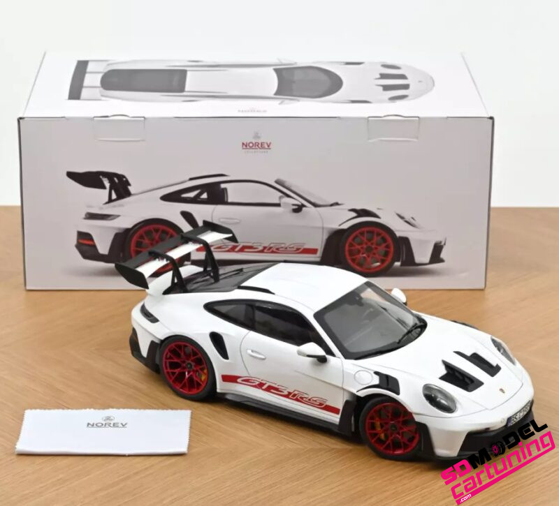 1:18 Porsche 911 GT3 RS - 2022 - White & Pyro red.