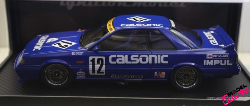 1:18 Nissan Skyline Calsonic JTC - 1989 - Inclusief Luxe Grondplaat - Imagen 5