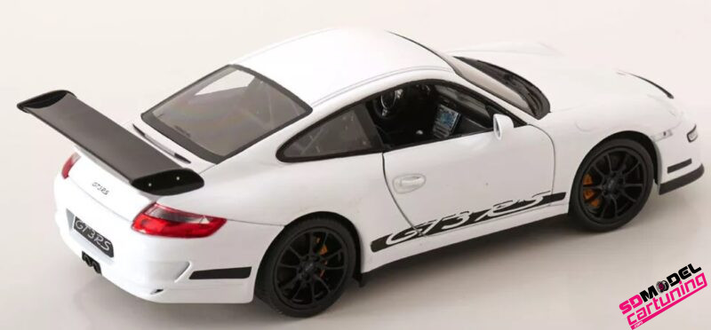 1:18 Porsche 911 997 GT3 RS - 2007  - Wit / Zwart - Afbeelding 2