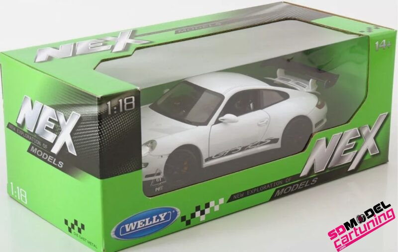 1:18 Porsche 911 997 GT3 RS - 2007  - Wit / Zwart - Afbeelding 5