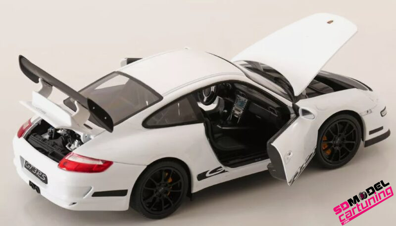 1:18 Porsche 911 997 GT3 RS - 2007  - Wit / Zwart - Afbeelding 4