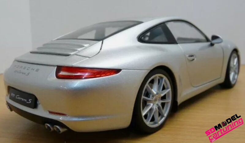 1:18 Porsche 911 991 Carrera S Coupe - 2012 - Zilver - Afbeelding 4