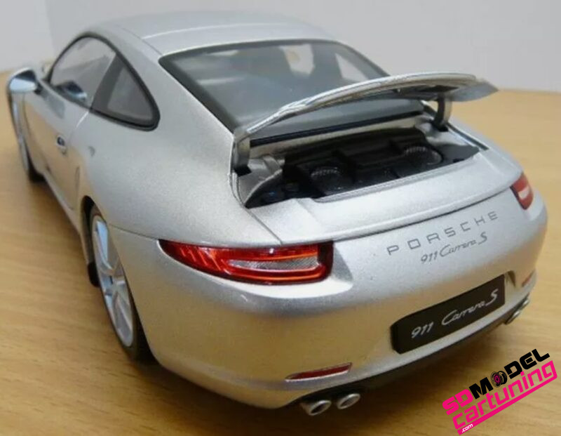 1:18 Porsche 911 991 Carrera S Coupe - 2012 - Zilver - Afbeelding 2