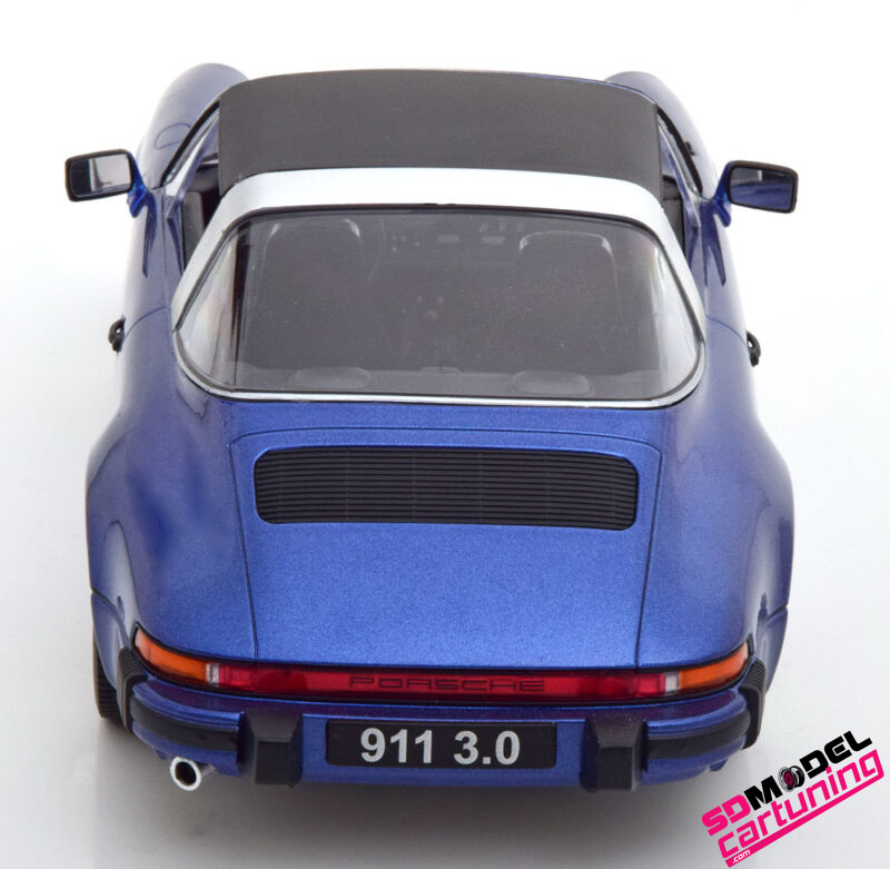 1:18 Porsche 911 Carrera 3.0 Targa 1977 - Metallic Blauw - immagine 3