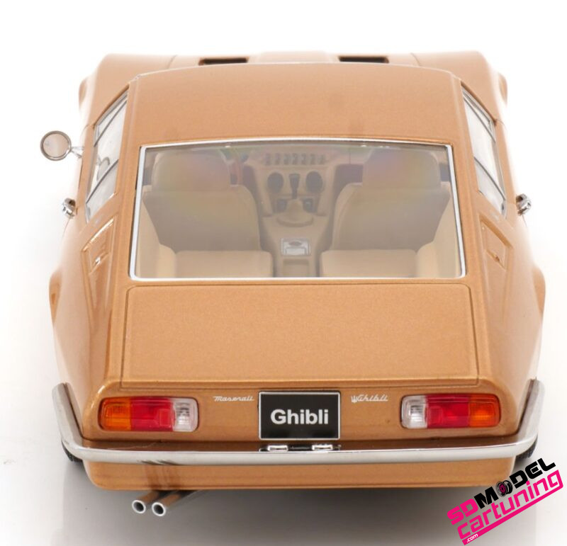 1:18 Maserati Ghibli Coupe - 1969 - Goud Metallic – Bild 5