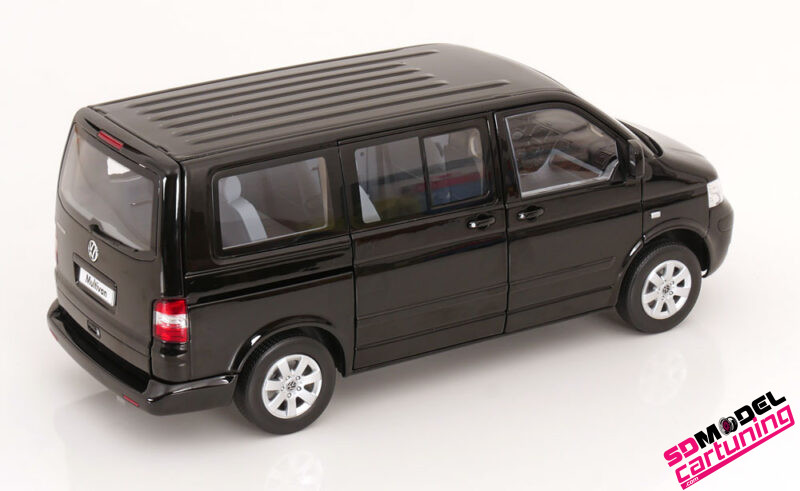 1:18 Volkswagen T5 Multivan - 2003 - Zwart - immagine 5