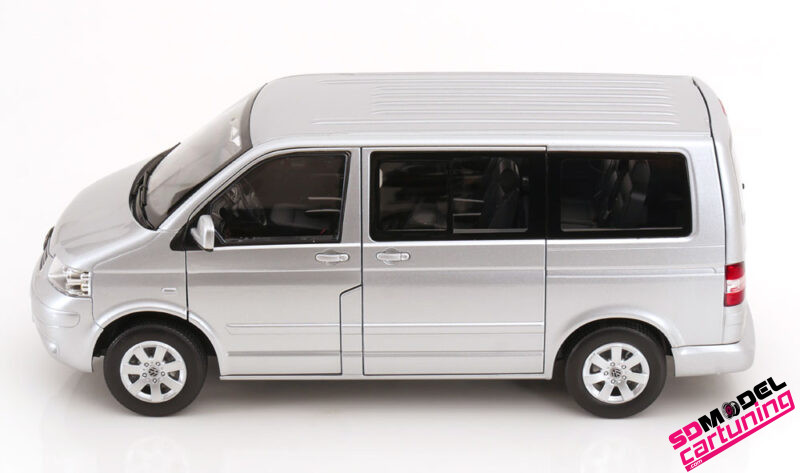 1:18 Volkswagen T5 Multivan - 2003 - Zilver - Afbeelding 4