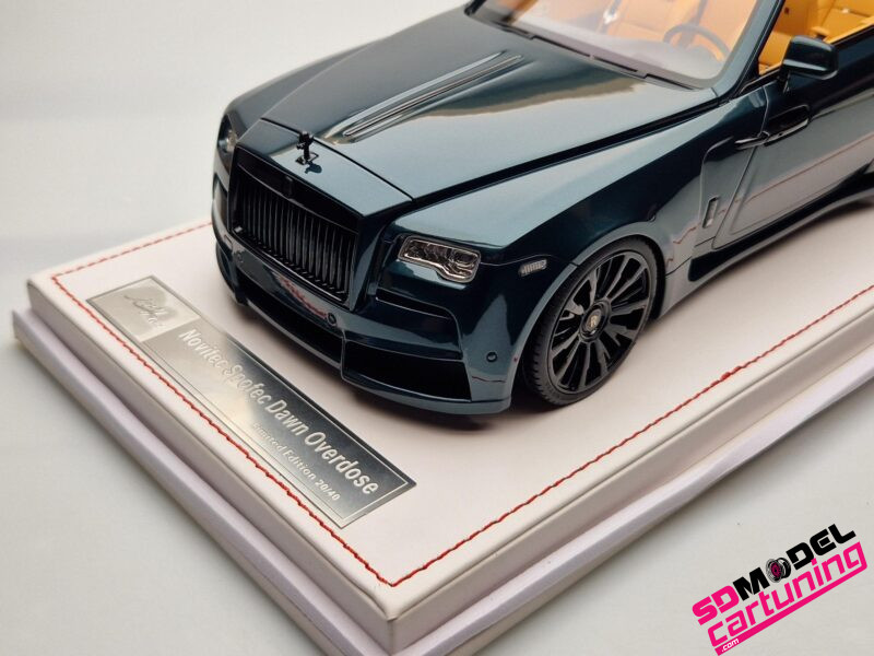 1:18 Rolls Royce Novitec Spofec Dawn Overdose - Groen/Zwart - Inclusief vitrinebox + Luxe Grondplaat - immagine 3