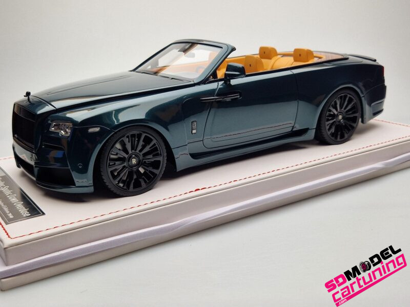 1:18 Rolls Royce Novitec Spofec Dawn Overdose - Groen/Zwart - Inclusief vitrinebox + Luxe Grondplaat - immagine 4