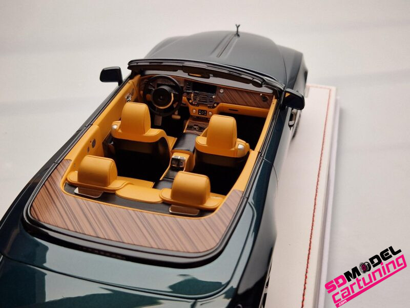 1:18 Rolls Royce Novitec Spofec Dawn Overdose - Groen/Zwart - Inclusief vitrinebox + Luxe Grondplaat - immagine 6