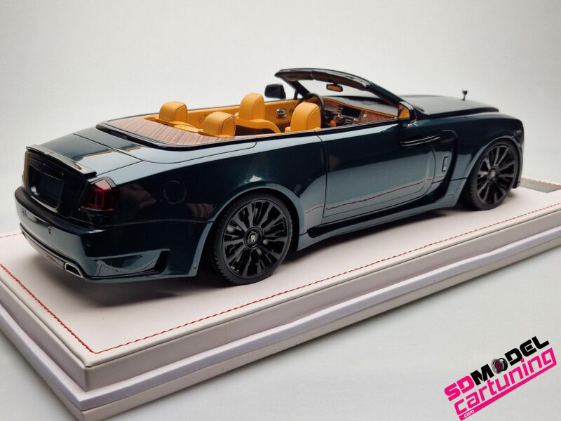 1:18 Rolls Royce Novitec Spofec Dawn Overdose - Groen/Zwart - Inclusief vitrinebox + Luxe Grondplaat - immagine 7