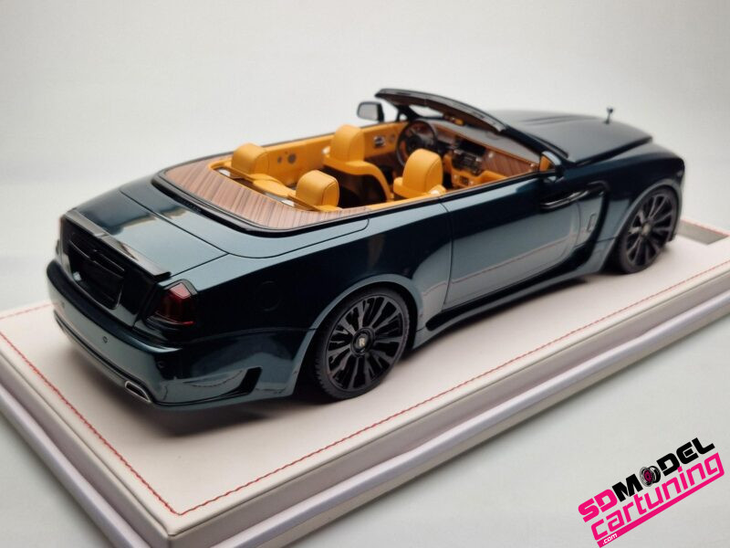 1:18 Rolls Royce Novitec Spofec Dawn Overdose - Groen/Zwart - Inclusief vitrinebox + Luxe Grondplaat - immagine 8