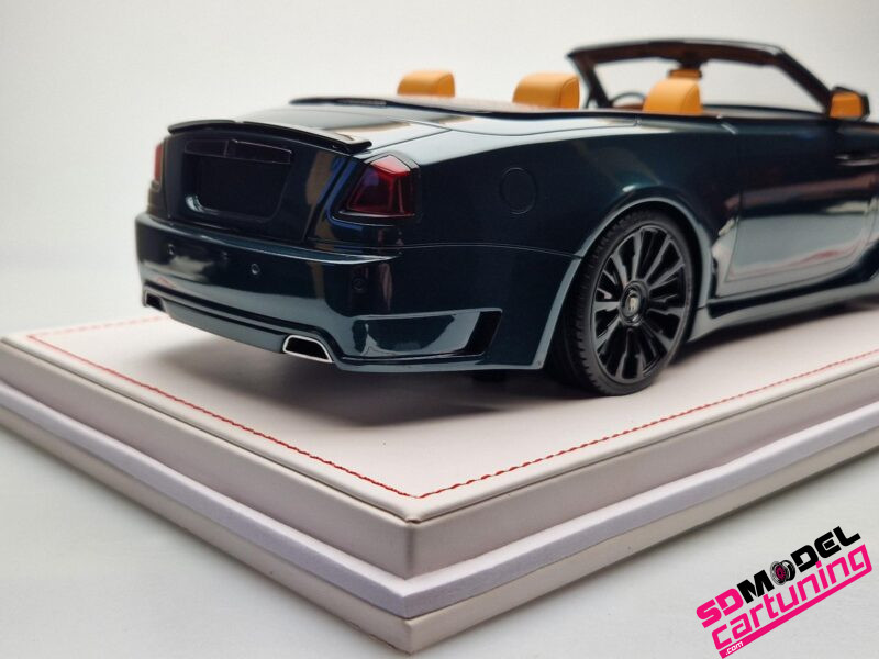 1:18 Rolls Royce Novitec Spofec Dawn Overdose - Groen/Zwart - Inclusief vitrinebox + Luxe Grondplaat - immagine 9