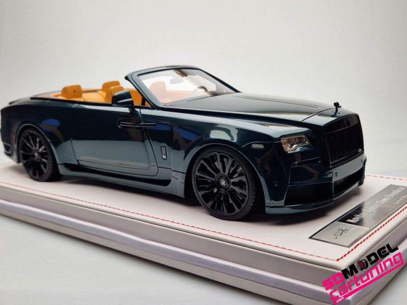 1:18 Rolls Royce Novitec Spofec Dawn Overdose - Groen/Zwart - Inclusief vitrinebox + Luxe Grondplaat - immagine 11