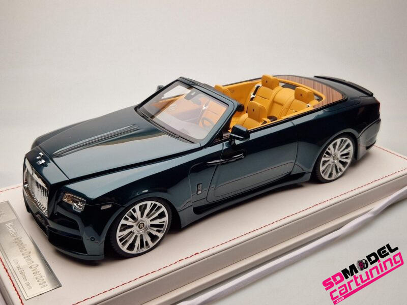 1:18 Rolls Royce Novitec Spofec Dawn Overdose - Green/Silver - Includes display case box + Deluxe baseplate